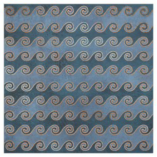 Tela Olas abstractas en azul