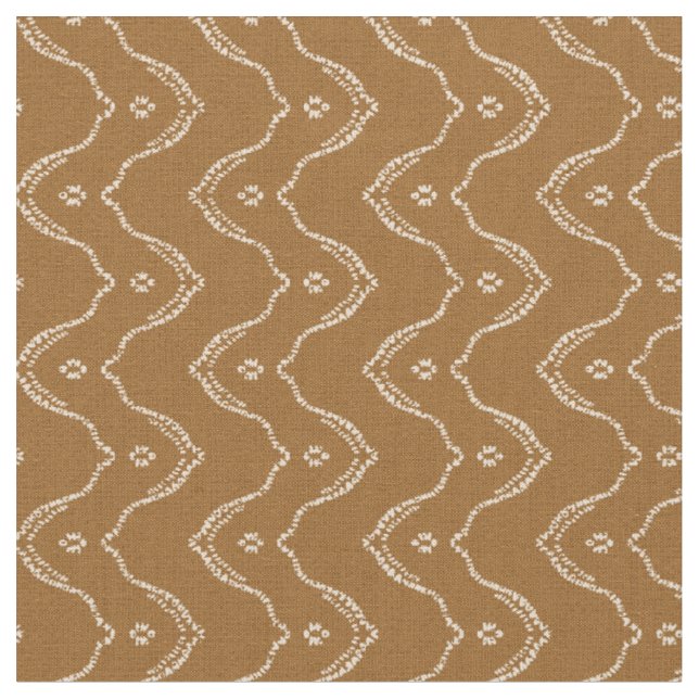 Tela Olas de encaje bronceado boho sofisticadas para el (De cerca)
