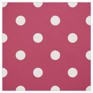 Tela Old Glory Rojo Blanco Lunares (grandes)
