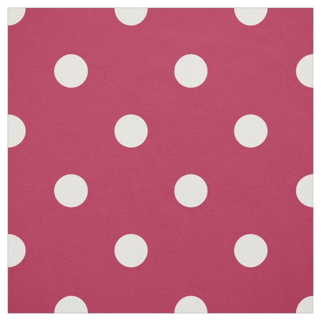 Tela Old Glory Rojo Blanco Lunares (grandes) (Retal)