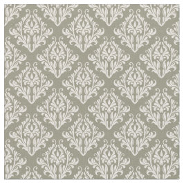 Tela Olive Green Damask