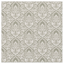 Tela Olive Green Damask