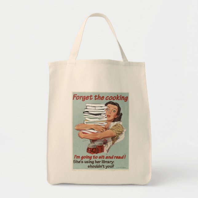 Tela Olvide el bolso de cocinar (Frente)