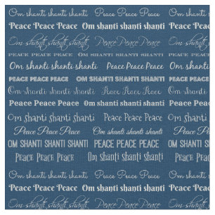 Tela OM Shanti, algodón de la paz