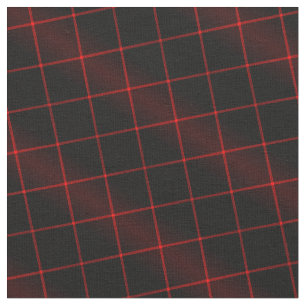 Tela Ombre negro rojo oscuro del patrón de plaid inspir