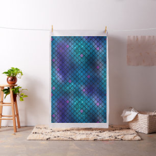 Tela Ombre Purpurina Mermaid Scales