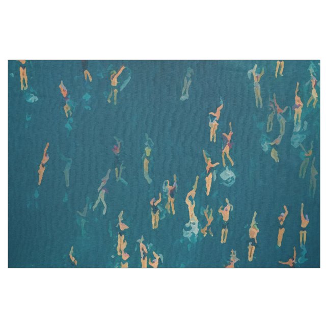 Tela Ondas de aplauso ("Cuarto gordo" (fat quarter))