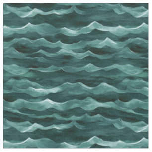 Tela Ondas de color de agua verde
