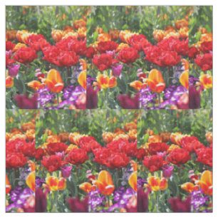 Tela Ondas de Crmson Floral Falln