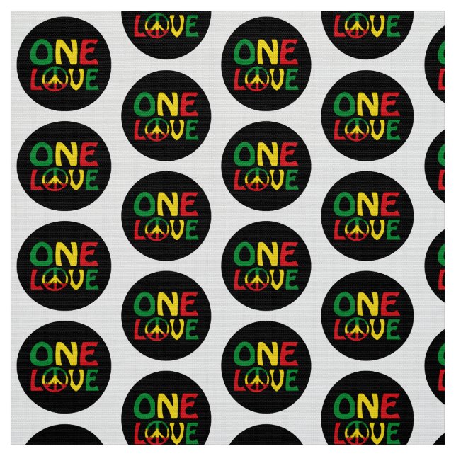 Tela One Love, Reggae design (Retal)