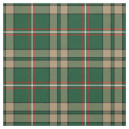 Tela O'Neill Tartan Green y Tan Irish Plaid