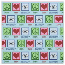 Tela Optometría de amor por la paz optimista