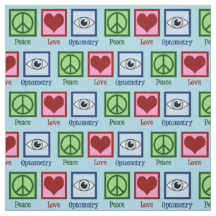 Tela Optometría de amor por la paz optimista