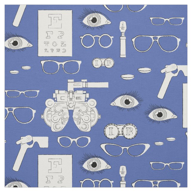 Tela Optometrista Vintage Médica Óptico Ocular (Retal)