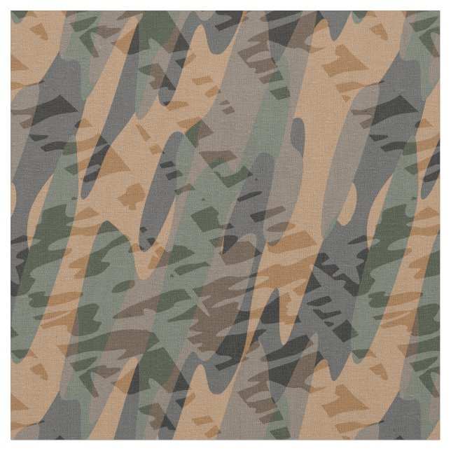 Tela orange and green textured camo (De cerca)