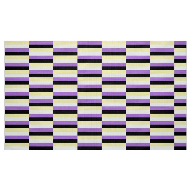 Tela Orgullo no binario ("Cuarto gordo" (fat quarter))