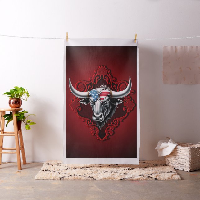 Tela Orgullo y fuerza, un toro americano (In Situ)