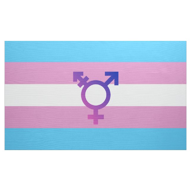 Tela Orgullo y símbolo transgénero (Yarda)