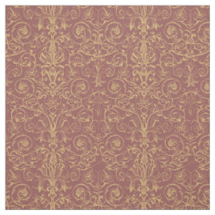 Tela Ornamentación de estilo medieval de oro