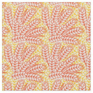 Tela Ornamento con los oídos del trigo