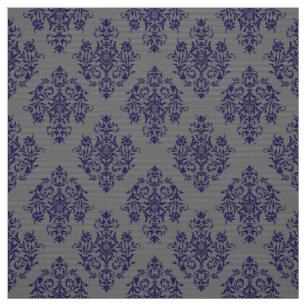 tela Ornate Baroque gris Damasco