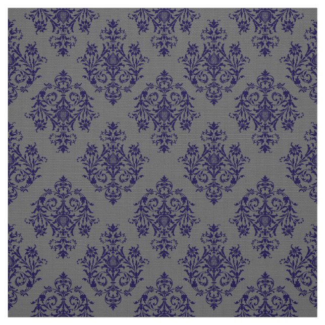 tela Ornate Baroque gris Damasco (Retal)