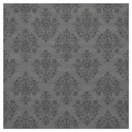 tela Ornate Baroque gris Damasco
