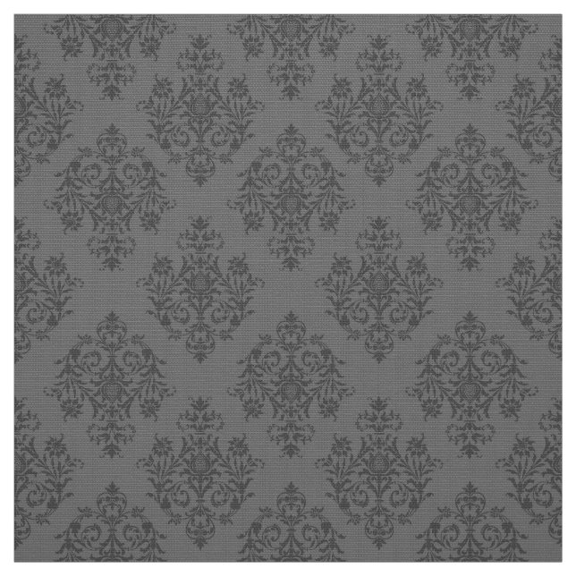 tela Ornate Baroque gris Damasco (Retal)