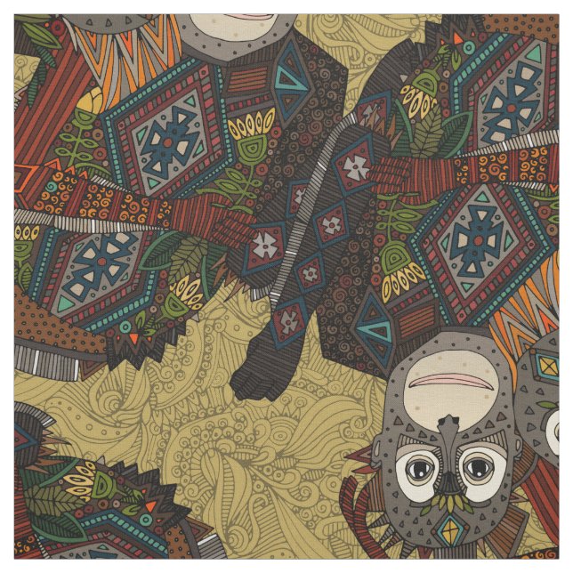 Tela oro de los orangutanes (Retal)