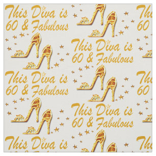 TELA ORO GLAMOROSO 60 CUMPLEAÑOS