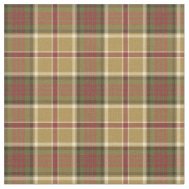 Tela Oro, Moss Green y Red Plaid