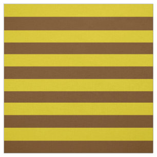 Tela Oro oscuro, estípite marrón de los Cocos, rayas