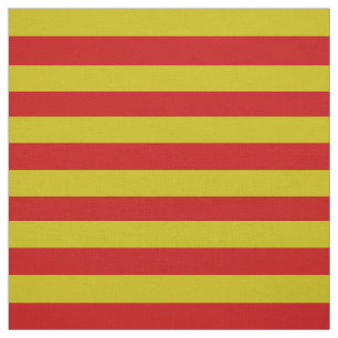 Tela Oro oscuro, estípite rojo brillante, rayas
