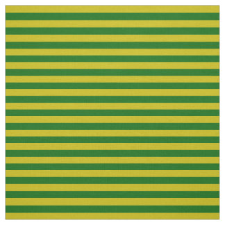 Tela Oro oscuro, puntas verdes de la isla, rayas