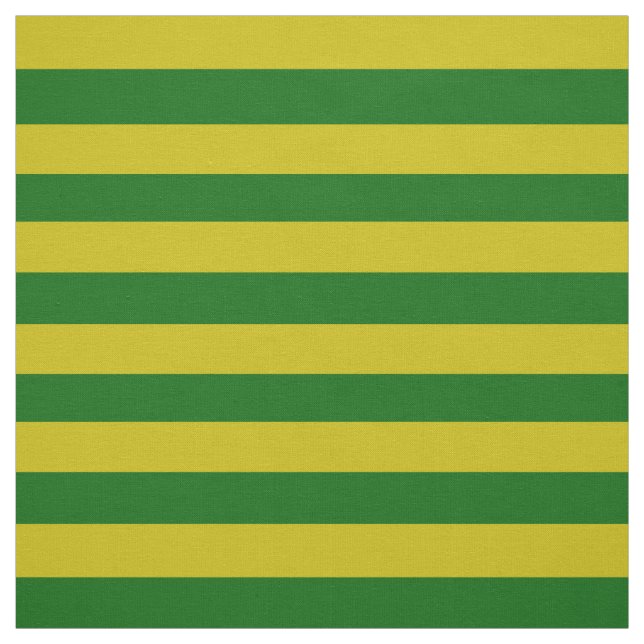 Tela Oro oscuro, puntas verdes de la isla, rayas (Retal)