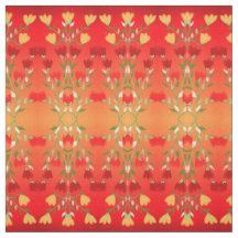 Oro rojo vibrante con verde