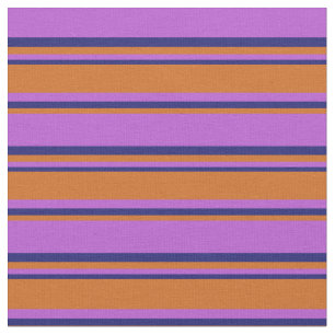 Tela Orquídea, chocolate y azul de medianoche