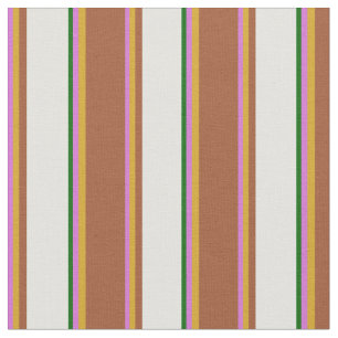 Tela Orquídea, Goldenrod, Siena, Cian claro y verde osc