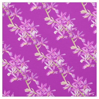 Tela Orquídea morada acuarela arte floral