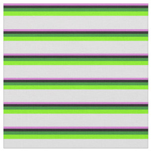 Tela Orquídea, negra, verde forestal, verde y lavanda