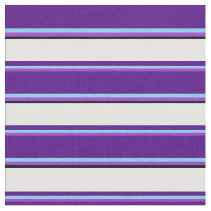 Tela Orquídea oscura, azul cielo, añil, crema de menta 