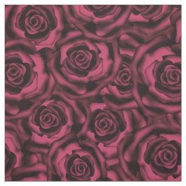 Tela Oscuros rosas de Borgoña .