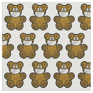 Tela Oso De Teddy Con Tejido De Máscara