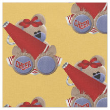 Oso rojo de la animadora