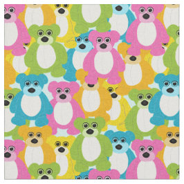 Tela Osos de peluche en colores arcoiris para niños y b