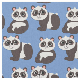 Tela Osos Panda Niños Lindos