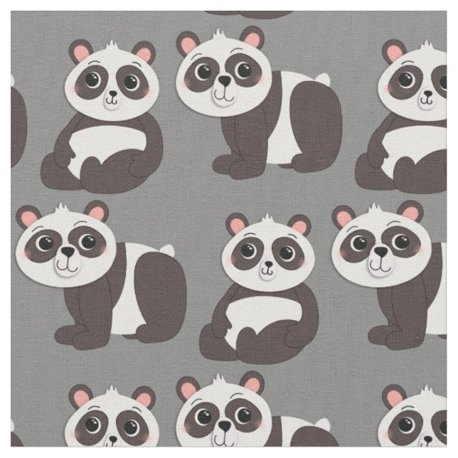Tela Osos Panda Niños Lindos (De cerca)