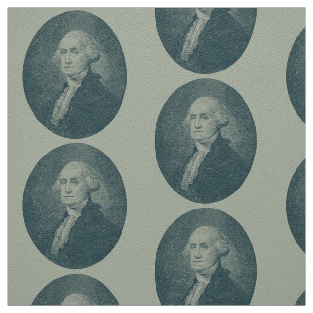 Tela Oval retrato de George Washington (Retal)