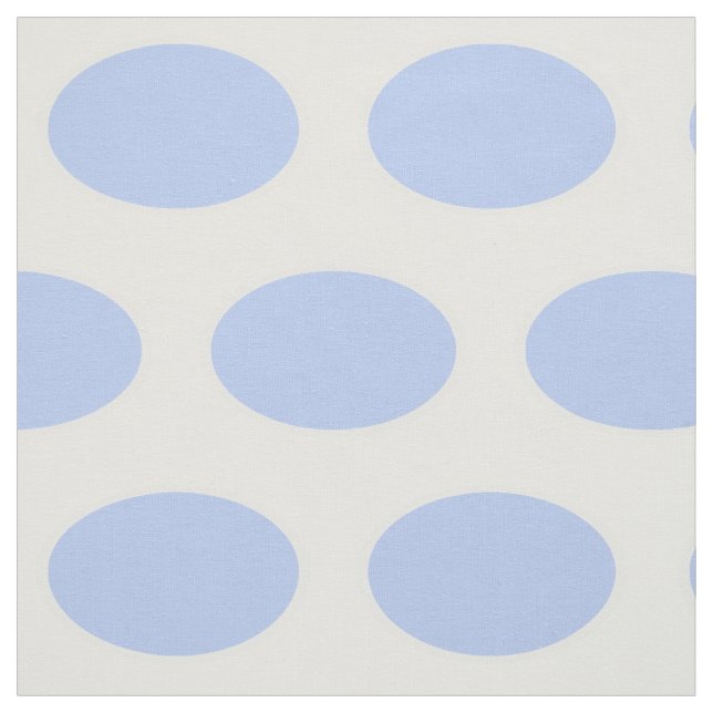 Tela Ovalos azules bebés con fondo blanco (Retal)