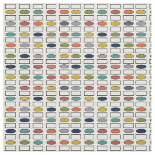 Tela Ovalos y Rectángulos - Grandes